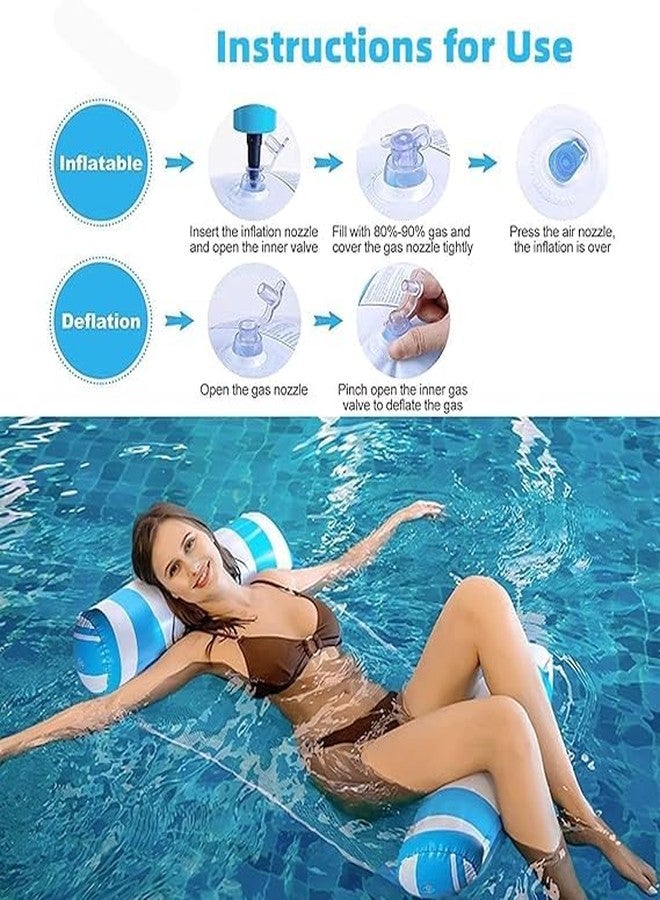 HET ENTERPRISE Water Pool Lounge Bed Swim Chair Beach Swimming Pool Hammock Seats Portable Water Floats Bed for Party Vacation Fun Rest Saddle Beach Drifter - Image 4